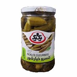 یک و یک خیار شور معمولی 650گرم